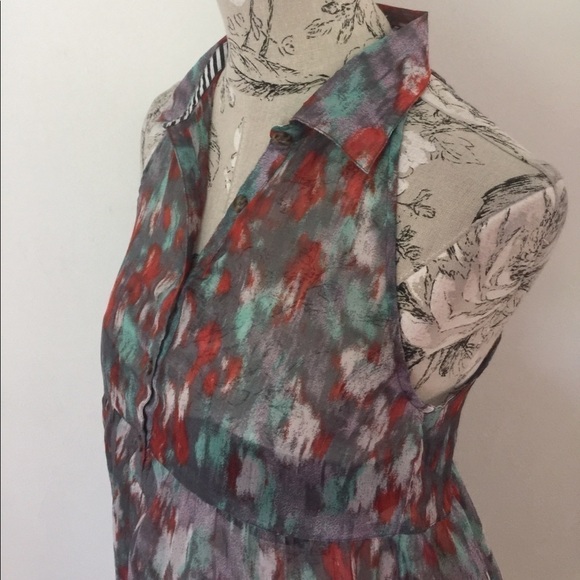 𝅺*volcom Sheer Tunic Top Dress S - Picture 3 of 6